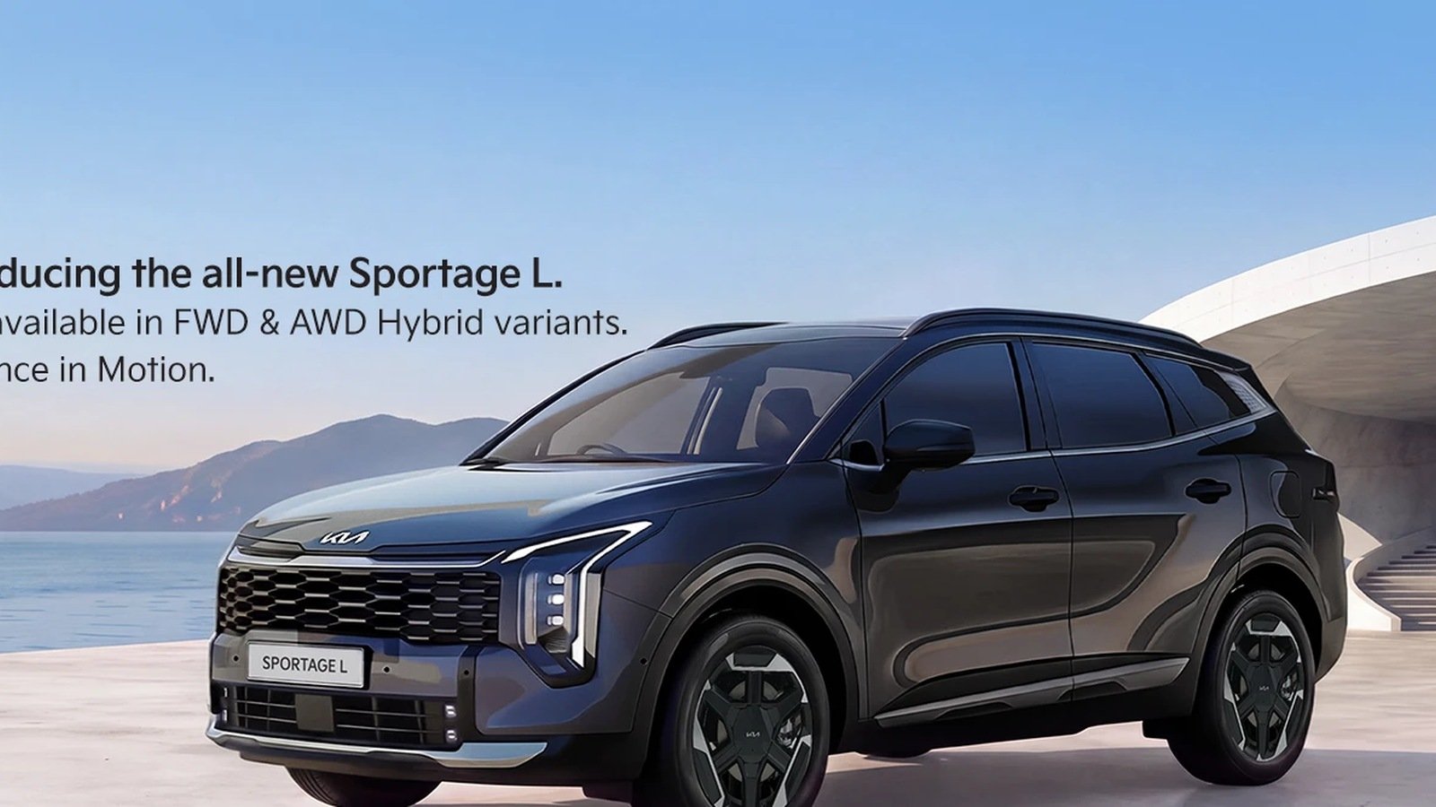 Kia Sportage L Hybrid at Kia Samaa Lahore — FWD HEV and AWD HEV, bookings open