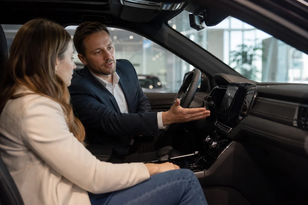 Kia sales showroom experience