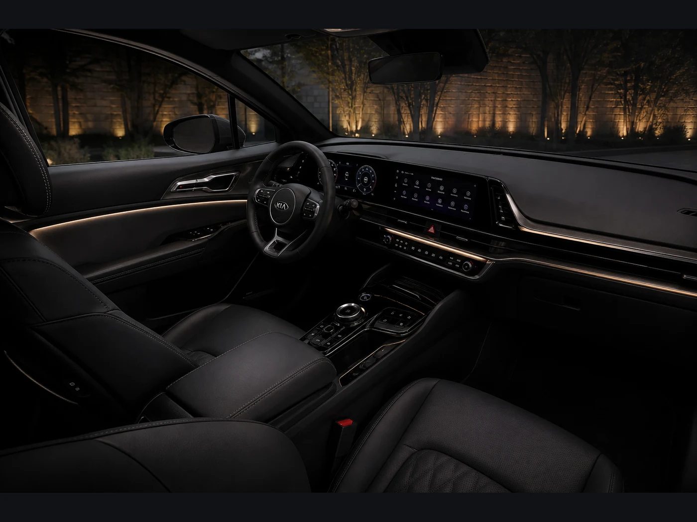 One-Tone Black premium interior